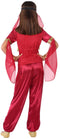Atosa Arabische prinses verkleed kostuum - rood - voor meisjes - buikdanseres - 1001 nacht thema 116