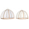 Bordenafdekker Home ESPRIT Bamboe 35 x 35 x 22 cm