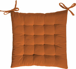 Mistral Home - Stoelkussen - 100% katoen - 40 x 40 cm - roest