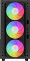 DeepCool CH560 - Mid-tower PC-behuizing - 3 x 140 mm ARGB-ventilatoren - Zwart