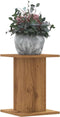 vidaXL - Plantenstandaards - 2 - st - 30x30x40 - cm - hout - artisanaal - eiken
