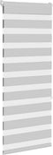 vidaXL - Zebra - rolgordijn - 60x150 - cm - stofbreedte - 55,9 - cm - lichtgrijs