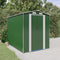 vidaXL - Tuinschuur - 192x274x223 - cm - gegalvaniseerd - staal - groen