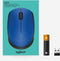 Logitech M330 Silent Plus - Draadloze Muis - 90% stiller - Blauw
