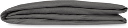 Kayori Shizu - Splittopper Hoeslaken Jersey - 180x200-220cm - Matrasdikte 12 cm - Biologisch Katoen - Antracite