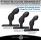 Master Series - P-Spot Plugger - 3 Anaal Pluggen met Harnas - Zwart