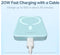 Baseus Mini 6.000 mAh - Powerbank - Draadloos opladen 15W - Blauw