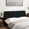 vidaXL - Hoofdbordkussen - 160 - cm - stof - zwart