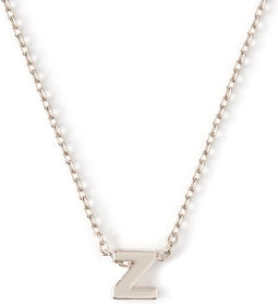 Orelia letter ketting Z - Ketting met initiaal - Verstelbaar 40,5 cm - Zilverkleurig