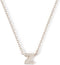 Orelia letter ketting Z - Ketting met initiaal - Verstelbaar 40,5 cm - Zilverkleurig