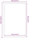 vidaXL - Deurmat - 40x60 - cm - bruin