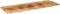 vidaXL - Tafelblad - rechthoekig - 160x50x2,5 - cm - massief - ruw - mangohout