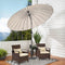 Angel Living Parasol - Rond - Ø250 cm - Kantelbaar - Beige