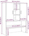 vidaXL - Wasmachinekast - 70,5x25,5x90 - cm - artisanaal - eikenkleur