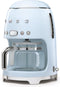 SMEG DCF02PBEU - Filterkoffiemachine - 10 koppen - Warmhoudfunctie - Pastelblauw
