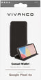 Vivanco Pixel 4a - Flip cover - Krasbestendig - Zwart