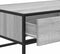 vidaXL - Salontafel - 100x50x35 - cm - bewerkt - hout - en - metaal - grijs - sonoma