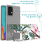 iMoshion Hoesje Geschikt voor Samsung Galaxy A52 (4G) / A52s / A52 (5G) Hoesje Siliconen - iMoshion Design hoesje - Groen / Roze / Tropical Jungle