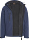 Cappuccino Italia Softshell Hood Jacket - Heren Outdoorjas - Ademend - Navy
