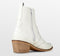PS Poelman TARTOR - Dames Enkellaarzen - Snake print details - Off White - Maat 37