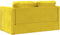 vidaXL - Slaapbank - vloermodel - 2-in-1 - 122x204x55 - cm - fluweel - donkergeel