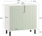 SoBuy BZR139-GR - Wastafel Onderkast - Uitsparing sifon - Groen