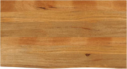 vidaXL - Tafelblad - met - natuurlijke - rand - 110x60x3,8 - cm - massief - mangohout