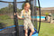 AMIGO Trampoline Deluxe - Met Veiligheidsnet en Veilige Rand - Rond 244 cm - Blauw