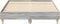 vidaXL - Bedframe - 120x190 - cm - Grijs - Sonoma - Geengineerd - Hout