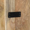 vidaXL - Hoofdbord - 160 - cm - massief - ruw - mangohout