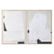 Schilderij Home ESPRIT Wit Zwart Beige Abstract 103 x 4,3 x 143 cm (2 Stuks)