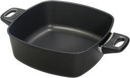 Gundel - Gietijzeren vierkante pan - 28 x 28 cm - ovenvast tot 260 °C - zwart