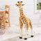 Melissa & Doug Knuffelgiraf Baby 85 Cm Pluche Beige/bruin