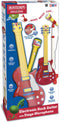 Bontempi Spa Rock Gitaar - Speelgoedinstrument - Met staande microfoon - Rood