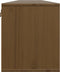 vidaXL - Wandkasten - 2 - st - 100x30x35 - cm - massief - grenenhout - honingbruin
