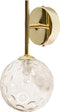 ANADYR - Wandlamp set van 2 - Goud/Beige - Glas/Metaal