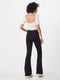 LEE BREESE - FLARE JEANS - Hoge taille - Zwart (W27 X L33)