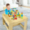 Coast Kindertafel - 2-in-1 Tafelblad - 2 Stoelen - Natuur