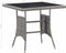 vidaXL - Tuintafel - 80x80x74 - cm - poly - rattan - antraciet