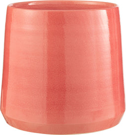 J-Line bloempot Rond - keramiek - roze - extra large