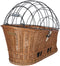 Basil Pasja Hondenfietsmand L - Achter - Riet - Inclusief MIK-adapterplaat - Large - 50 cm - Bruin