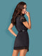 Obsessive Kimono & String - Erotische Kimono - Maat L/XL - Zwart