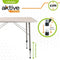 Tafel Aktive Opvouwbaar Voor de camping 80 x 69 x 60 cm