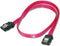 Assmann 2x SATA 7-pin - SATA kabel - 0.5 m - Rood Zwart (2 stuks)