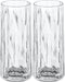 Longdrinkglas, 0.25 L, Set van 2, Organic, Transparant - Koziol | Club No. 3