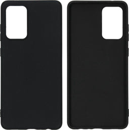 iMoshion Hoesje Geschikt voor Samsung Galaxy A72 Hoesje Siliconen - iMoshion Color Backcover - Zwart