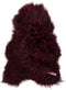 Dyreskinn Schapenvacht ijslands bordeaux 90-110cm lengte / 60-70cm breedte