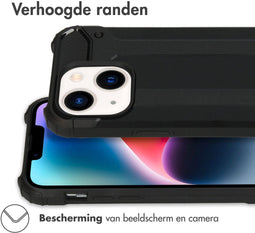 imoshion Hoesje - Geschikt voor iPhone 14 Pro - Rugged Xtreme Backcover - Zwart