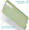 iMoshion Hoesje Geschikt voor Samsung Galaxy S21 Hoesje Siliconen - iMoshion Color Backcover - groen