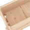 vidaXL - Plantenbak - 112x25x104,5 - cm - massief - grenenhout
